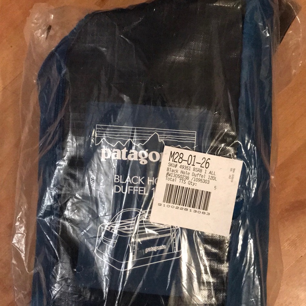Patagonia Black Hole Duffel 120L disc Big Sur Blue
